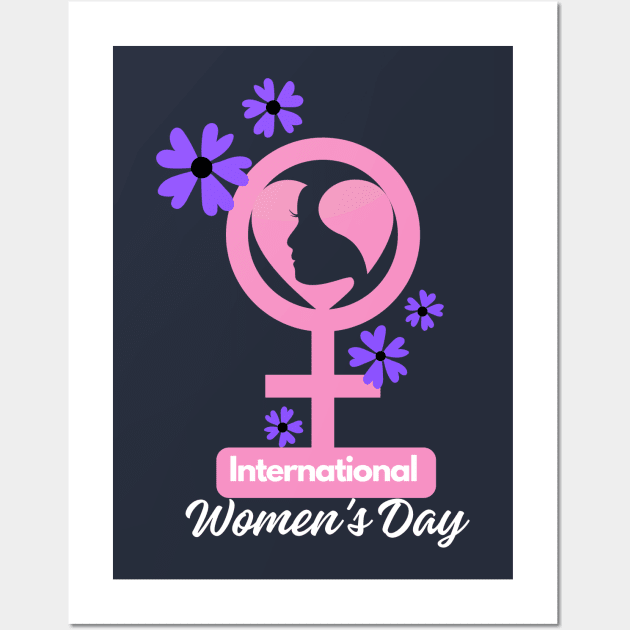 International Women's Day 2024 Inspire Inclusion Women Wall Art by Kavinsky